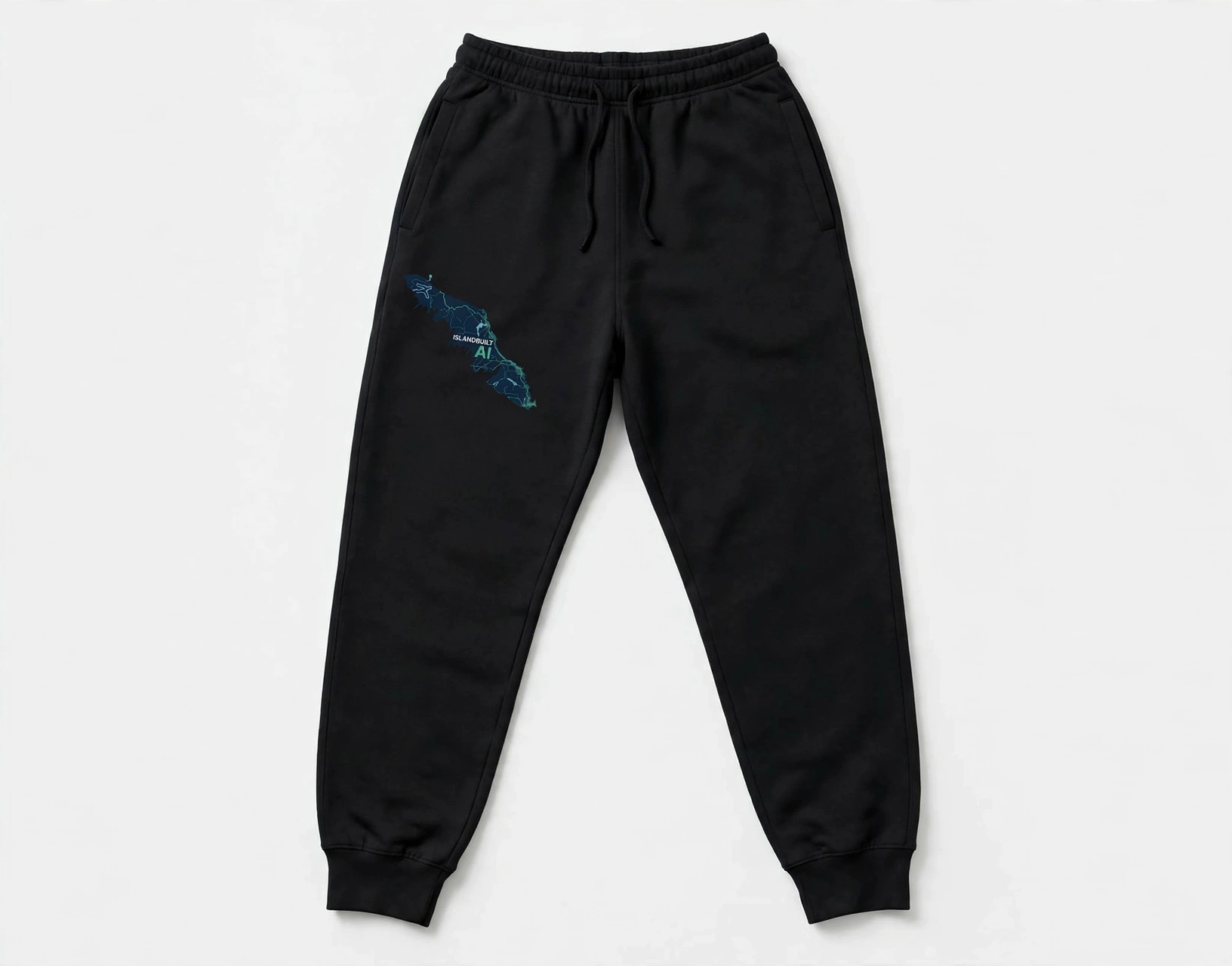 IslandBuilt AI logo sweatpants mockup