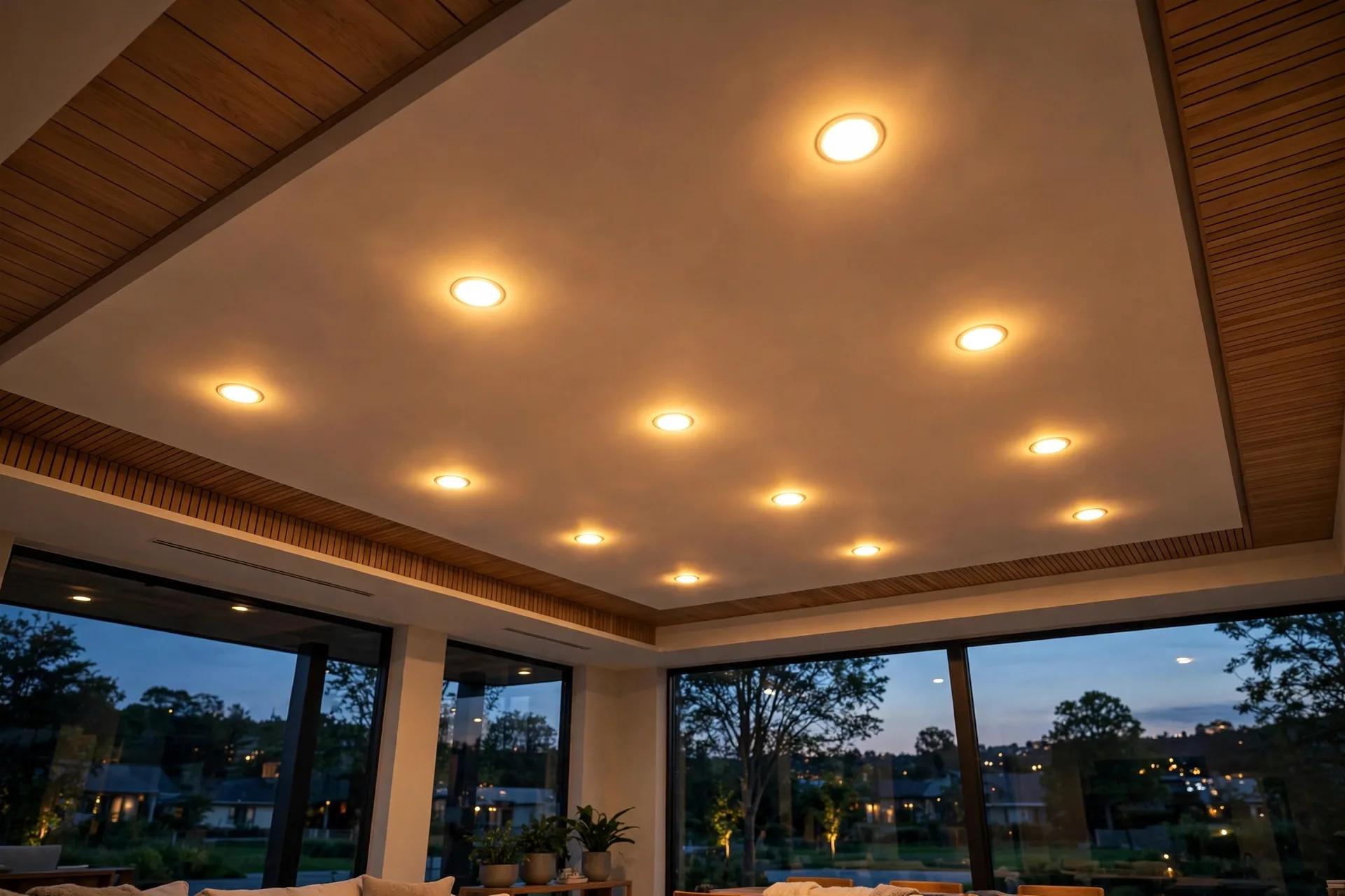 Pot light retrofit, 14 lights — Hammond Bay